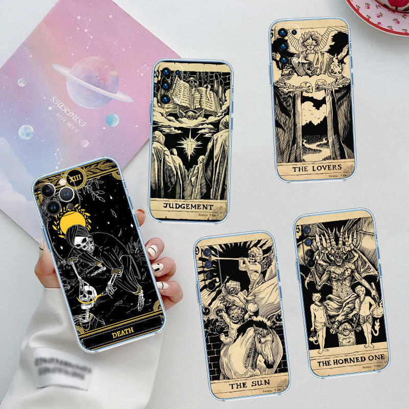 Divination Tarot Case for Motorola G10 G20 G04 E30 E40 E22 E20 E13 E15 G22 G23 G05 G75 G35 G55 E22S E7 G6 G7 G8 G9 Plus Power Play