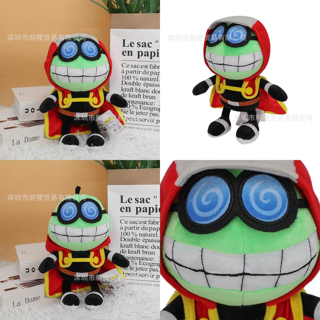 Mario Plüschtier mit Umhang Lustige und entzückende Stoffpuppe mit Brille