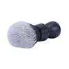 Yaqi Black Color Heavy Metal Handle Synthetic Hair Tuxedo Knot Shave Brush for Mens Shaving Mature Minimalism Shaving Brush