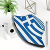 Greek Flag Unisex One-piece Full Print Casual Fashion Bucket Hat Suitable for Outdoor Holiday Travel Birthday Gift Party Gift