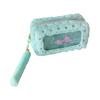 Soft Pencil Pouch Stylish Bowknot Decoration Roomy Interior Strong Zippers Closure Flexible for Students Professional