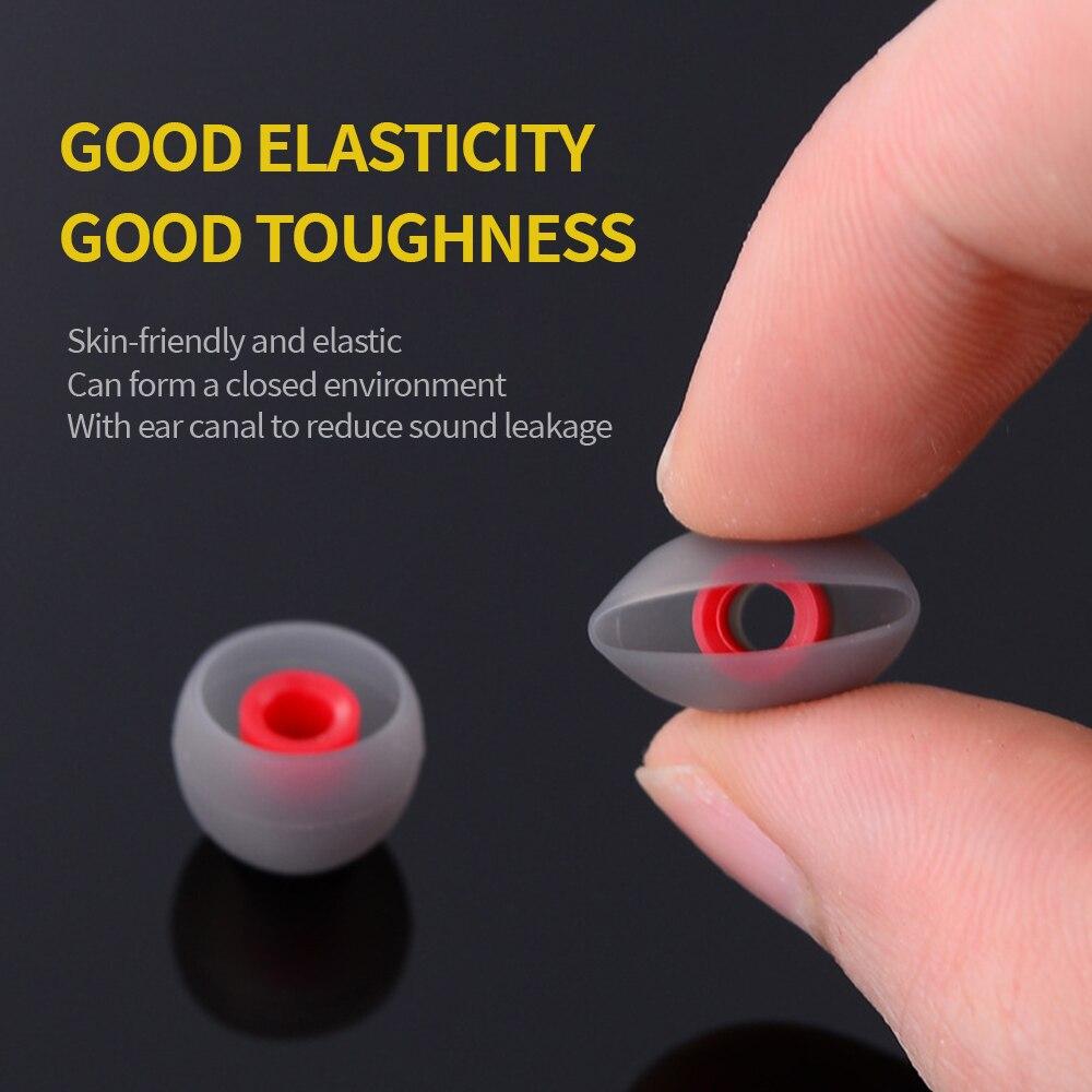 Headphone Accessories Eartip Noise Canceling Ear Plug Airpods Pro Silicone Ear Tips Ear Cap Anti Noise Earpads Earphone Cap