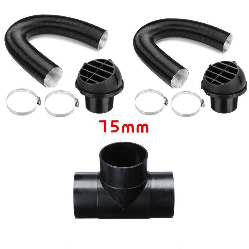 Warm Heater Duct Pipe Air Outlet Y/T-Shaped T E E Telescopic Hose For Ropex Diesel Heater Exhaust Pipe Product Accessories