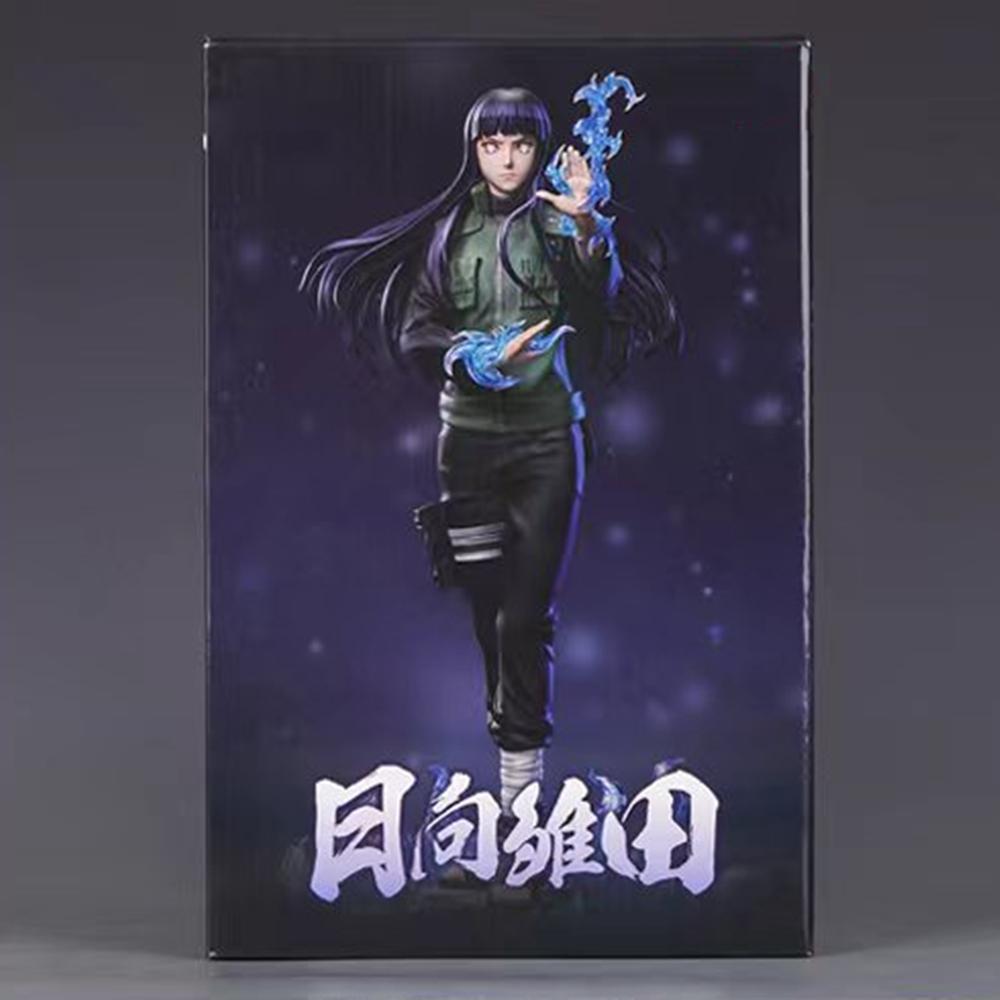 34cm Anime Hinata Hyuga Battle Ver. GK PVC Action Figure Statue Collection Model Kids Toys Doll Gifts