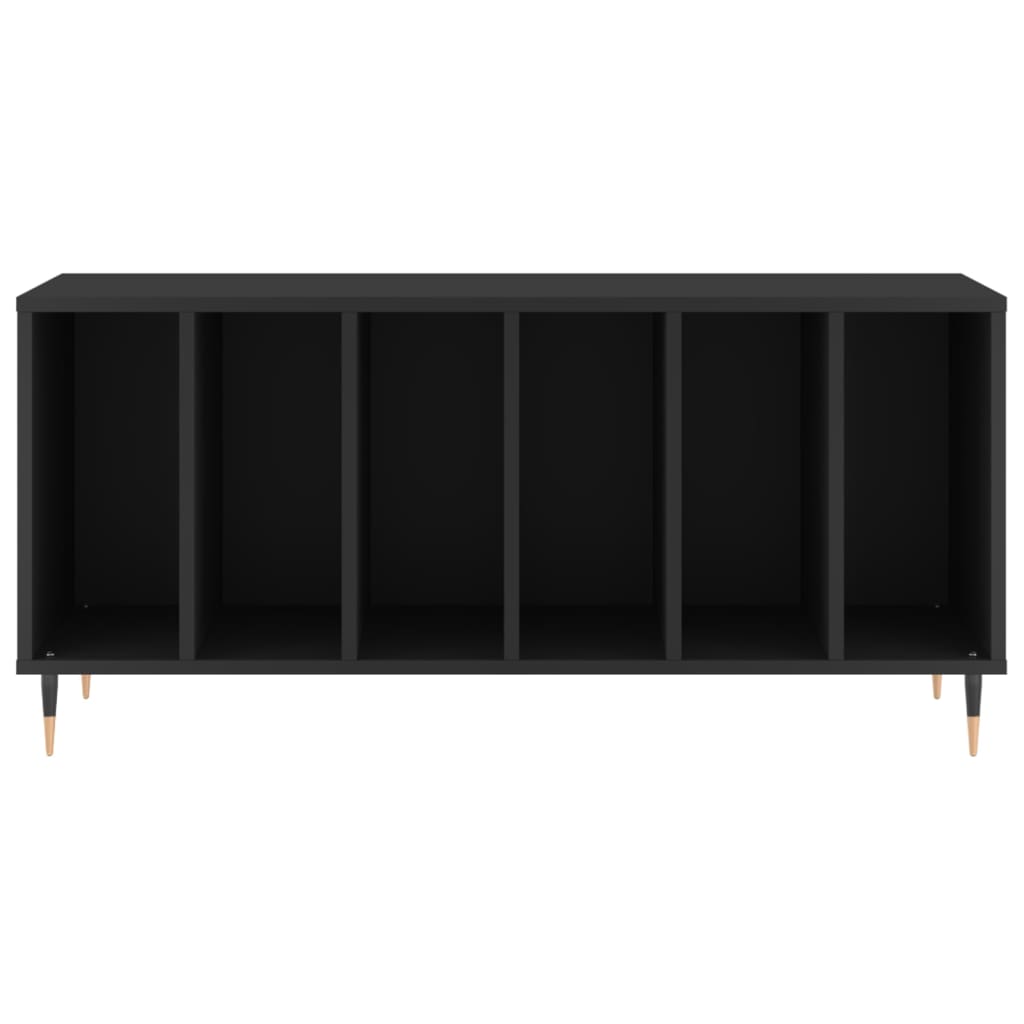 Black Storage Shelves, Sideboard for Living Room, Storage Cabinet for Magazine Vases and Decorations, Multifunctional Display Case, 100x38x48 Cm