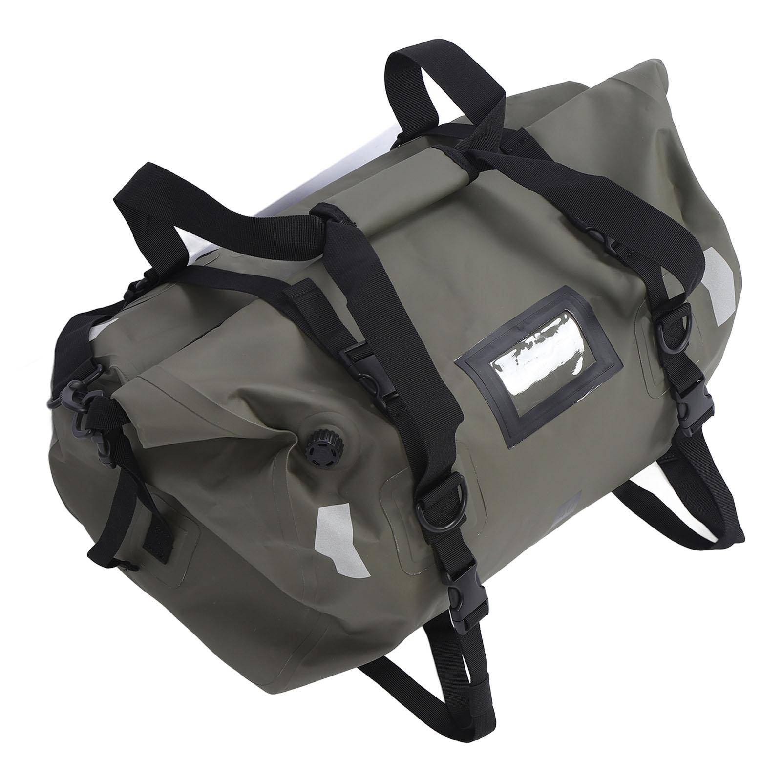 

Мотоциклетная сумка на хвост Водостойкая Быстросъемная Утолщенная ручка Светоотражающая полоса для улицы