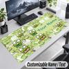 Keroppi Personalized Large Mouse Pad Custom Name Text Extended Desk Mat Gaming Mousepad