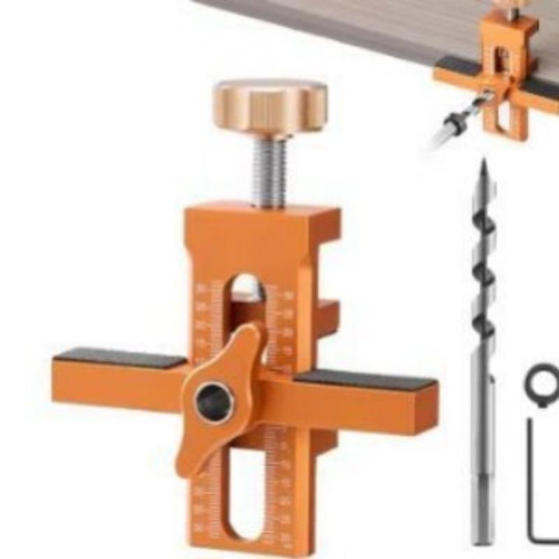 1PC Holzbearbeitungs-Schranktür-Installationshilfe, Rückprallvorrichtung aus Aluminiumlegierung, Stanzen von Kleiderschranktüren, Hängeschranktüren, Hebetüren, DIY-Nivellierer