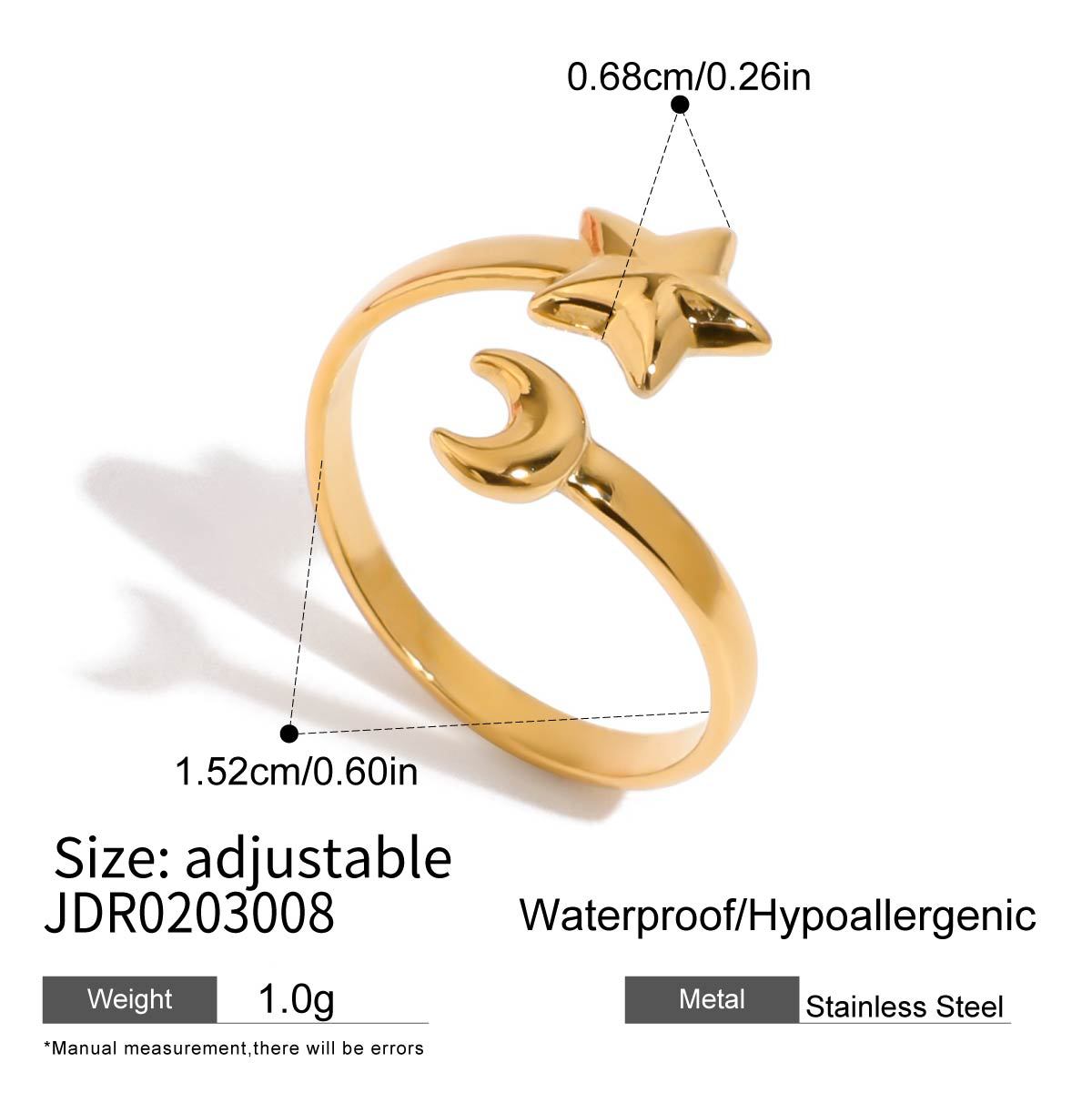 European and American stainless steel finger bracelet ring titanium steel does not fade popular