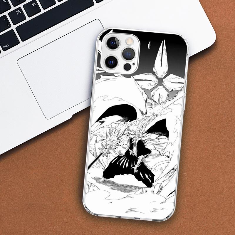 Чехол для телефона Bleach Хитсугая Тоширо для iPhone 11 12 13 Mini 14 15 Plus 17 Air 16 Pro Max 16E 7 8 SE 2020 Индивидуальная печать Cov iPhone 12 (12 Pro)