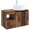 Bathroom Furniture Set 2 Pcs. Reclaimed Wood Engineered Wood