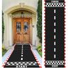 10 Feet Long Racetrack Floor Running Racer Party Decoration Mat Fold Race Tracks Decor Running Mat Drag Car Racer Party Supplies For Road Racing Car
