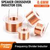 Copper Speaker Crossover Inductor Coil 0.6mm Audio Coil Durable Audio Inductor Coil