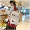 Large-capacity Leisure College Students Backpack Junior High School Schoolbag Middle Ins Style Female