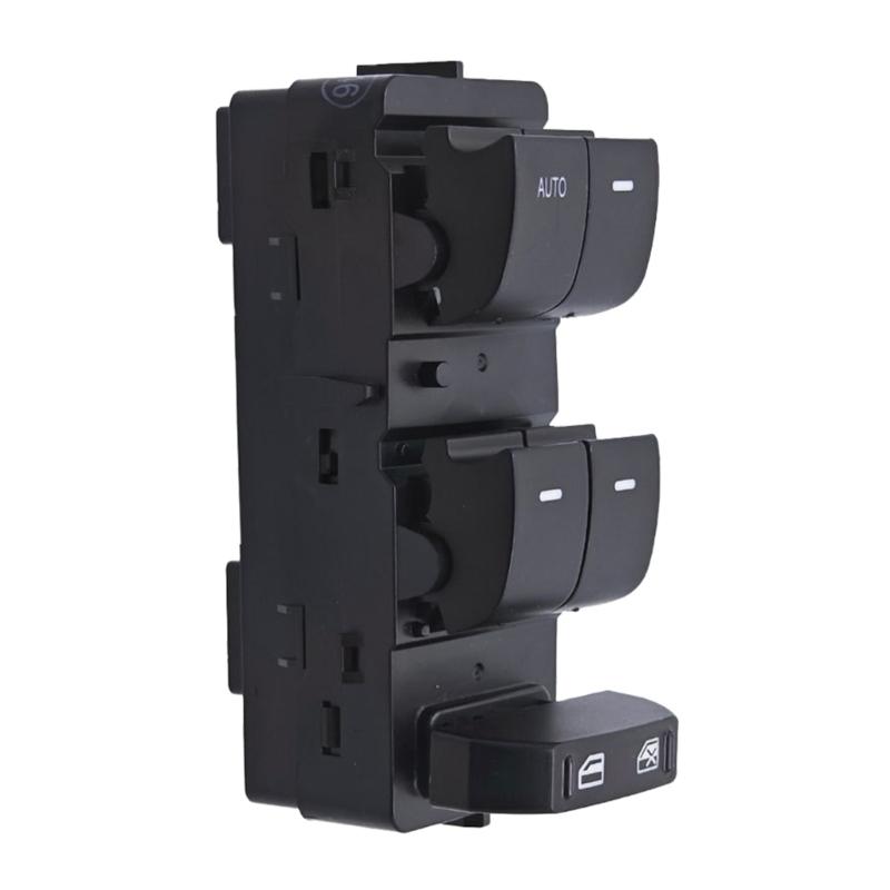 Driver Door Window Control Switches Unit for 2008-2012 Pickup Repair, 12V 8L8Z14529AA , ABS Housing, Button Layout