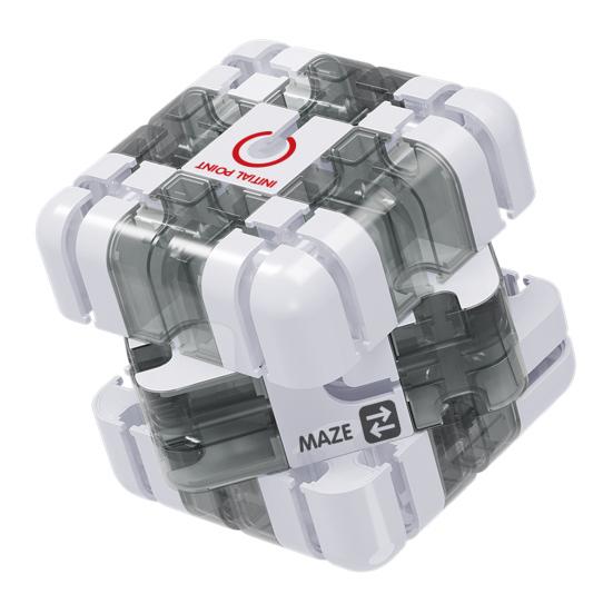 1/2Pcs Educational 3D Puzzle Maze Cube Toddlers Brain Teaser Rolling Ball Maze Cube Kids Logical Thinking Development Handheld Bead Maze Toy
