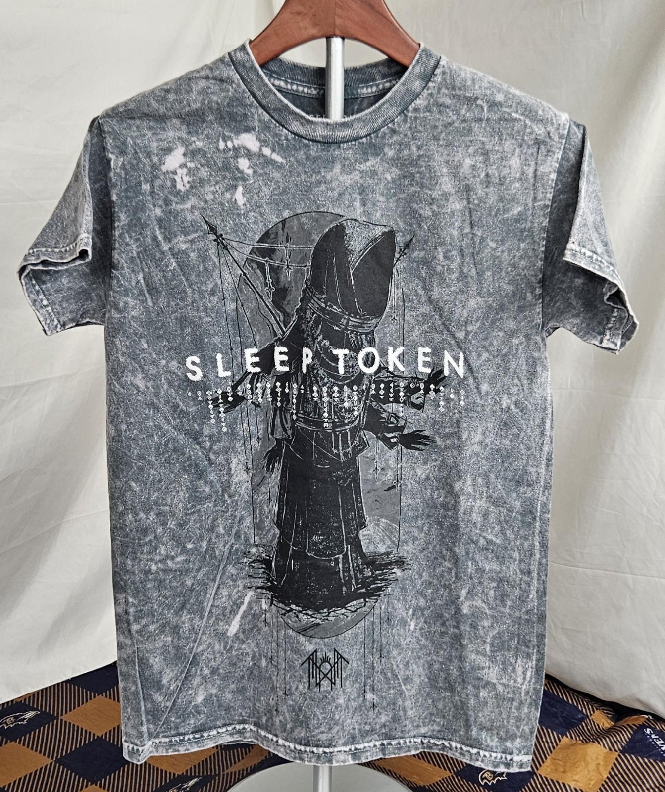 Sleep Token Aqua Regia Mineral Wash Rock Size Small Unisex T-Shirt XXXXL
