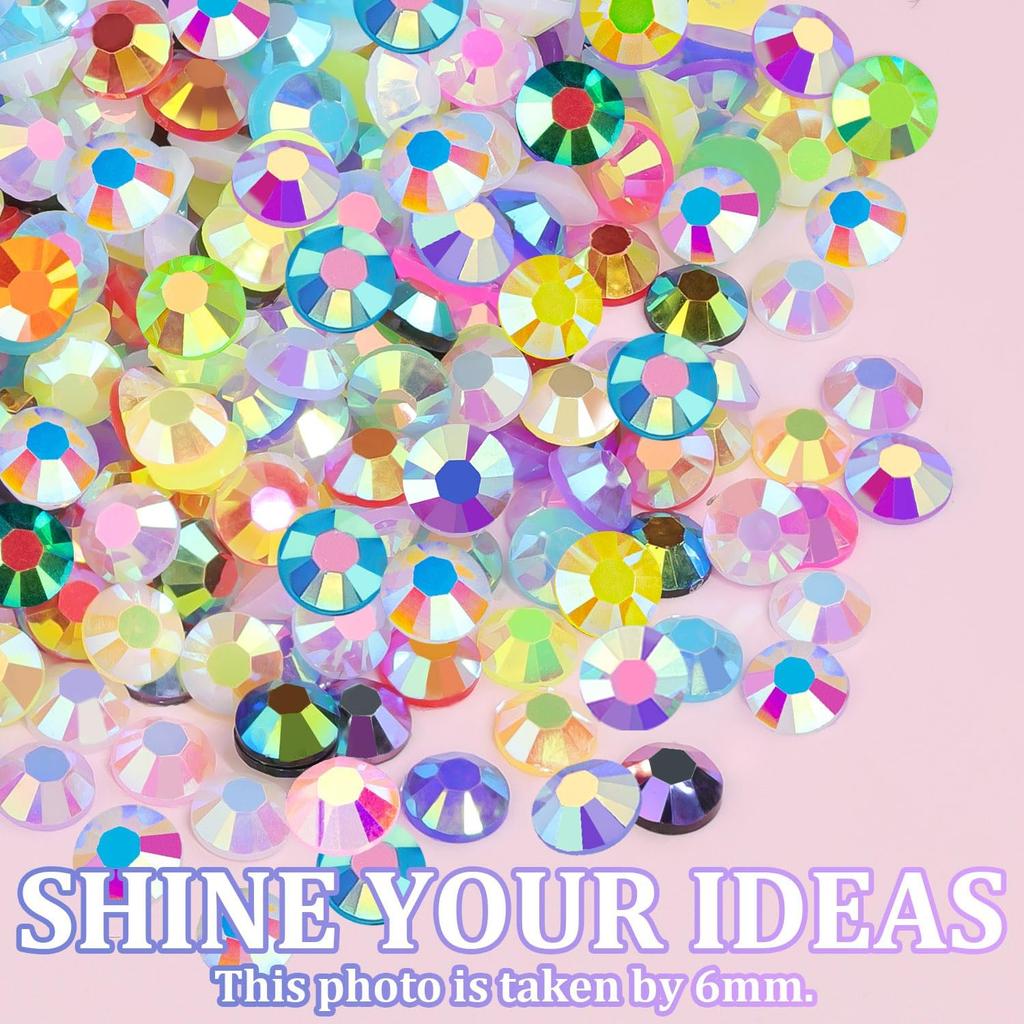Shiny Colorful Semi-circular Rhinestones Nail Charms Mini 3mm Flatback Resin Nail Diamond DIY Hat Pen Nails Set