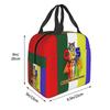 Order Of The Eastern Star Logo Thermal Insulated Lunch Bags Women  Portable Lunch Container for School Multifunction Food Box