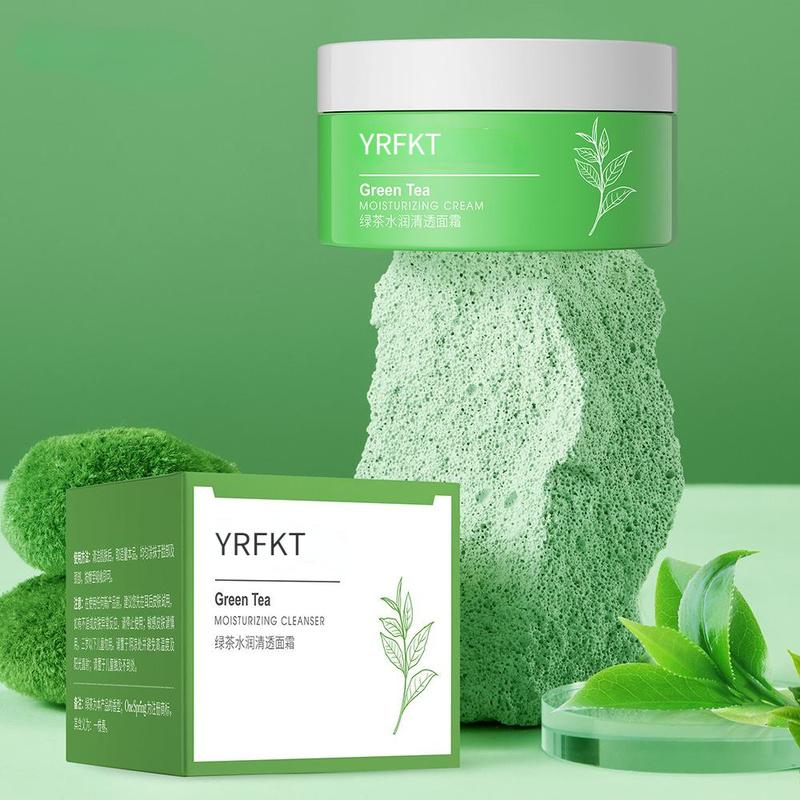 Green Tea Hydrating Clear Cream Hydrating Moisturizing Care Rejuvenation Facial Care Cream