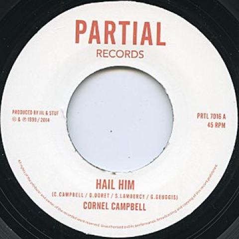 7inch Record CORNELL CAMPBELL / RESTLRSS MASHAIT - Hail Him / King Dub PRTL7016 Partial 1999 UK Reggae, Ska & Dub Used