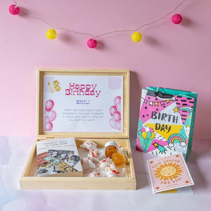 Boite de rangement - creative deco - a4 - bois non peint - couvercle et serrure - 34x25,3x5,3 cm