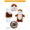Electric Hamster Plush Toy Lovely Talking Hamster Doll Imitate Your Voi And Nod To Soothe Accompany Kids Gift