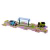 Masudaya Corporation Panel World Thomas the Tank Engine: Thomas & Percy Run! Stop & Go At the Station! Toy (Ages 3+, Battery Operated) 480-1728