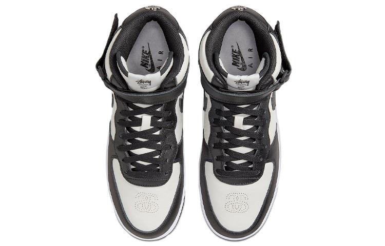 Nike X Stussy Air Force 1 Mid 'Black White' DJ7840-002