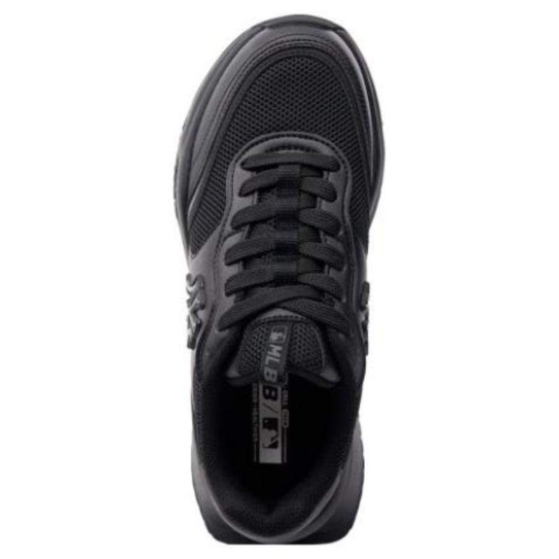 MLB Chunky Runner Abrasion Resistant Breathable Low top Casual Running Shoes Unisex Black Sneakers 3ASHCRL3N-50BKS