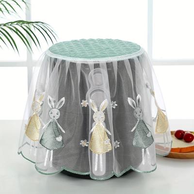 Oil Proof Air Fryer Dust Cover Lace Fabric General Electric Rice Pot Dust Cover Durable Cartoon Appliances Dust Cover