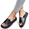 Plus-size Shoes, Thick-soled, Simple Design, Sandals, Slippers, Women's Shoes