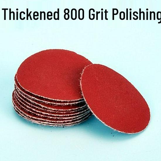 5-Inch Self-Adhesive Flocked Sandpaper Discs for Pneumatic Grinder - Perfect for Sanding, Polishing, and Woodworking Furniture.