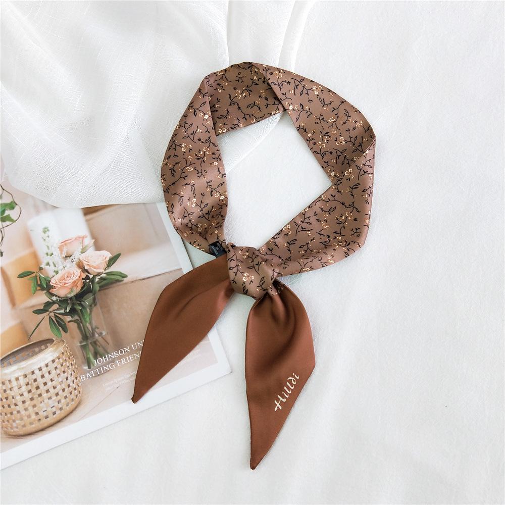 New Scarves Silk Scarves Women'S Spring And Autumn Season Long Decorative Professional Scarves Summer Thin Styles Paired With Shirts Stylish