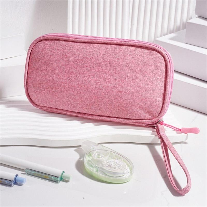 Pencil Bag Big Capacity Pen Case Handheld Pen Bag Pouches Pencil Holder Aesthetic Stationery Bag School Office Supplies