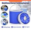 Oxford Fabric Portable Car Wash Bucket 9L/11L/13L Foldable For Compact Storage And Travel
