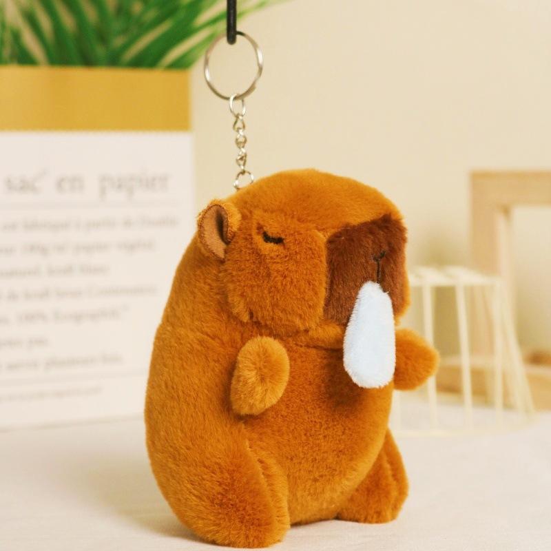 

Cute Cute Pendant Plush Toy Doll Capybara Bag Pendant Keychain Doll Doll 15cm