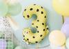 Partydeco Balon Foliowy Cyfra 3 Gepard 68X98 Cm Mix