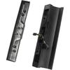 Baomain Patio Door Mortise Style Handle, Black Extruded Inside, Diecast Outside C-1058