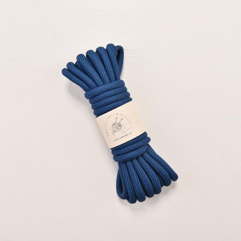 8mm Polyester Core Rope 5m Colorful Braided Cord for Pet Leash Making Rope Crochet Bag Strap Handmade Craft Clothing Accessories