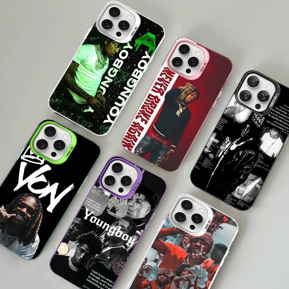 Rapper Youngboy Never Broke Again For IPhone 17 16 15 14 13 12 11 Pro Max Plus Matte Color Back Phone Cover