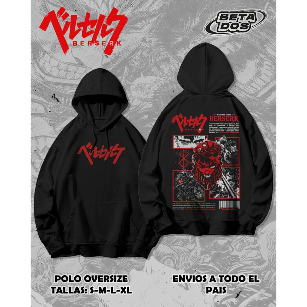 Berserk Japanse Anime Bedrukte Hoodie Mannen Vrouwen Streetwear Y2k Oversized Los Retro Herfst Winter Sweatshirt Pullover Trainingspak Dames Heren Kleding