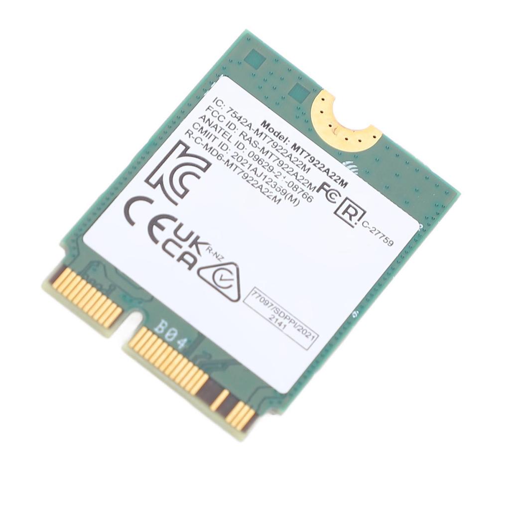 AW XB591NF RZ616 MT7922A22M Wireless Card M.2 WiFi 6E Bluetooth 5.2 Tri Band Wireless Module for Laptop 5374Mbps for 4