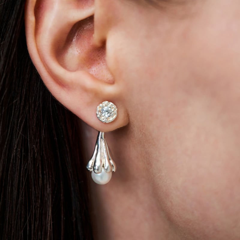 liersi Velvetpearl natural stone earrings