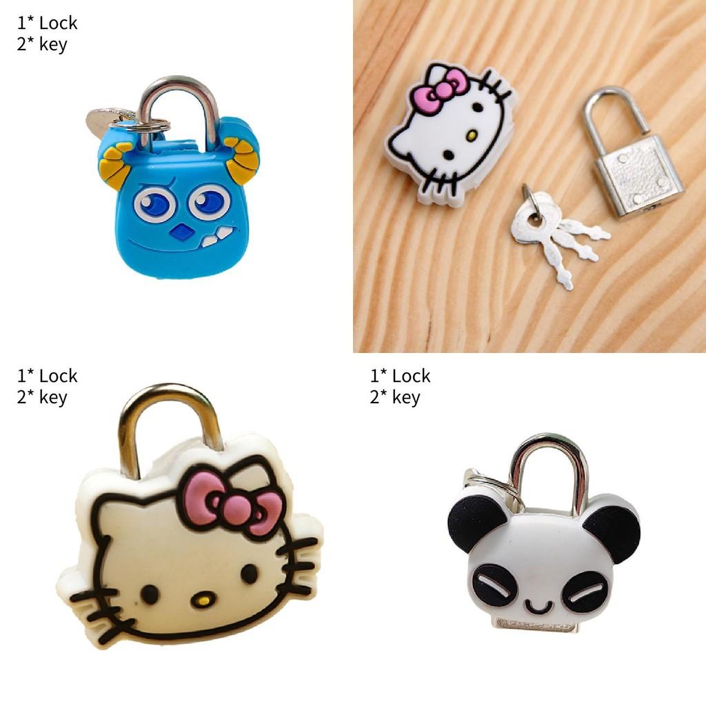 Colorful Cartoon Luggage Lock Mini Lock For Students Diaries And Zippers