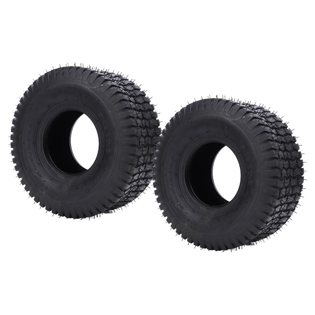 2Pcs 15x6.00 6 Tire 570 Lbs Load 4 Ply Heavy Duty Garden Tractor Tyre Tubeless Tyres for Riding Mowers
