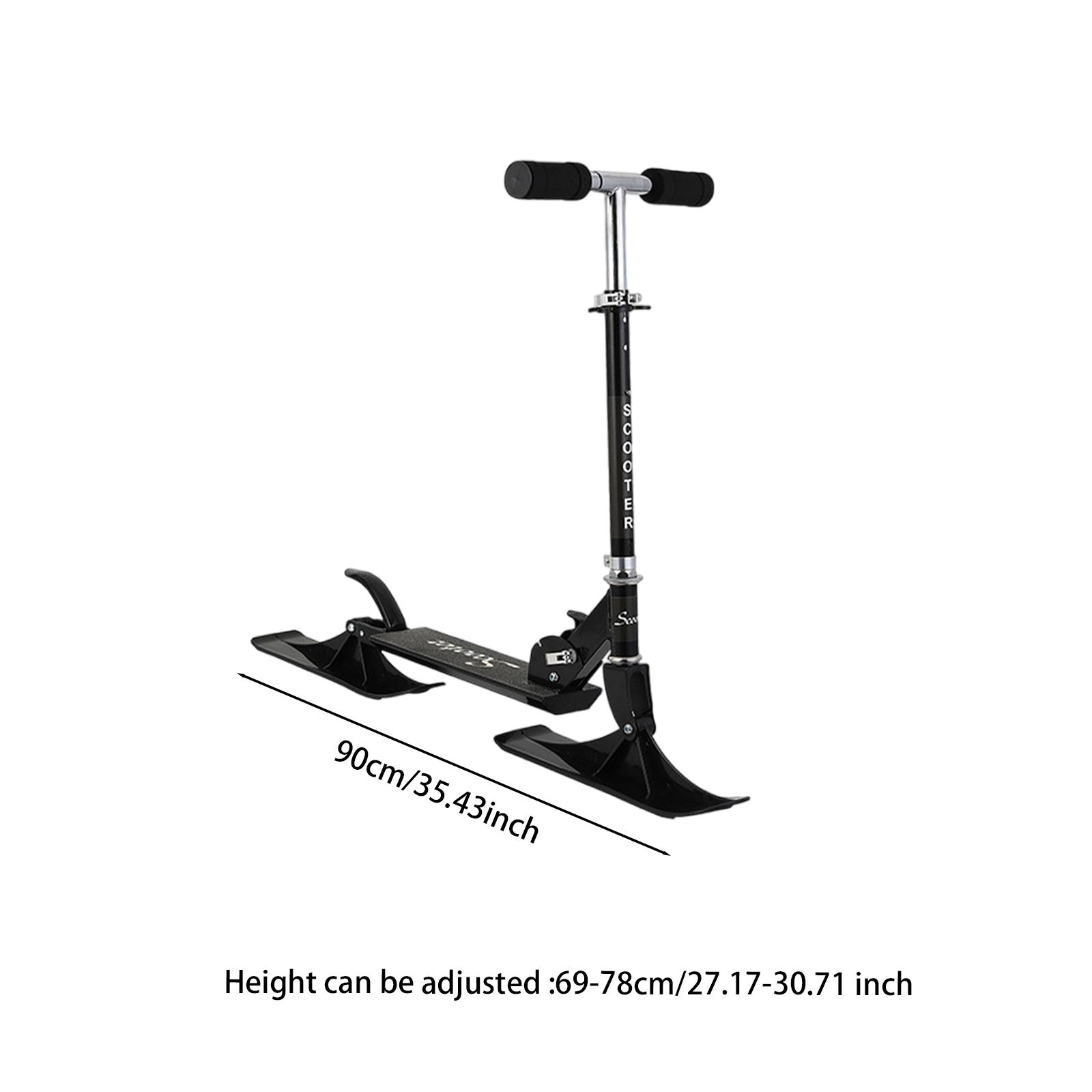 Children`s Outdoor Snow Scooter with Two