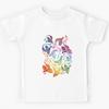 Dragon Fire Rainbow Kids T-Shirt