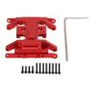 RC Middle Gear Box Plate Aluminum Alloy High Strength Remote Control Car Parts AccessoriesRed