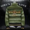 2025 European Winter Embroidered Stand Collar Men's Down Jacket: Casual Fashion for Youth